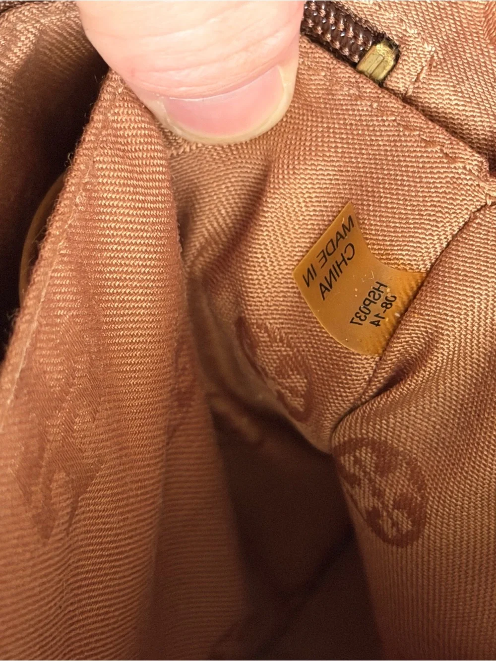 Tory Burch brown pebbled